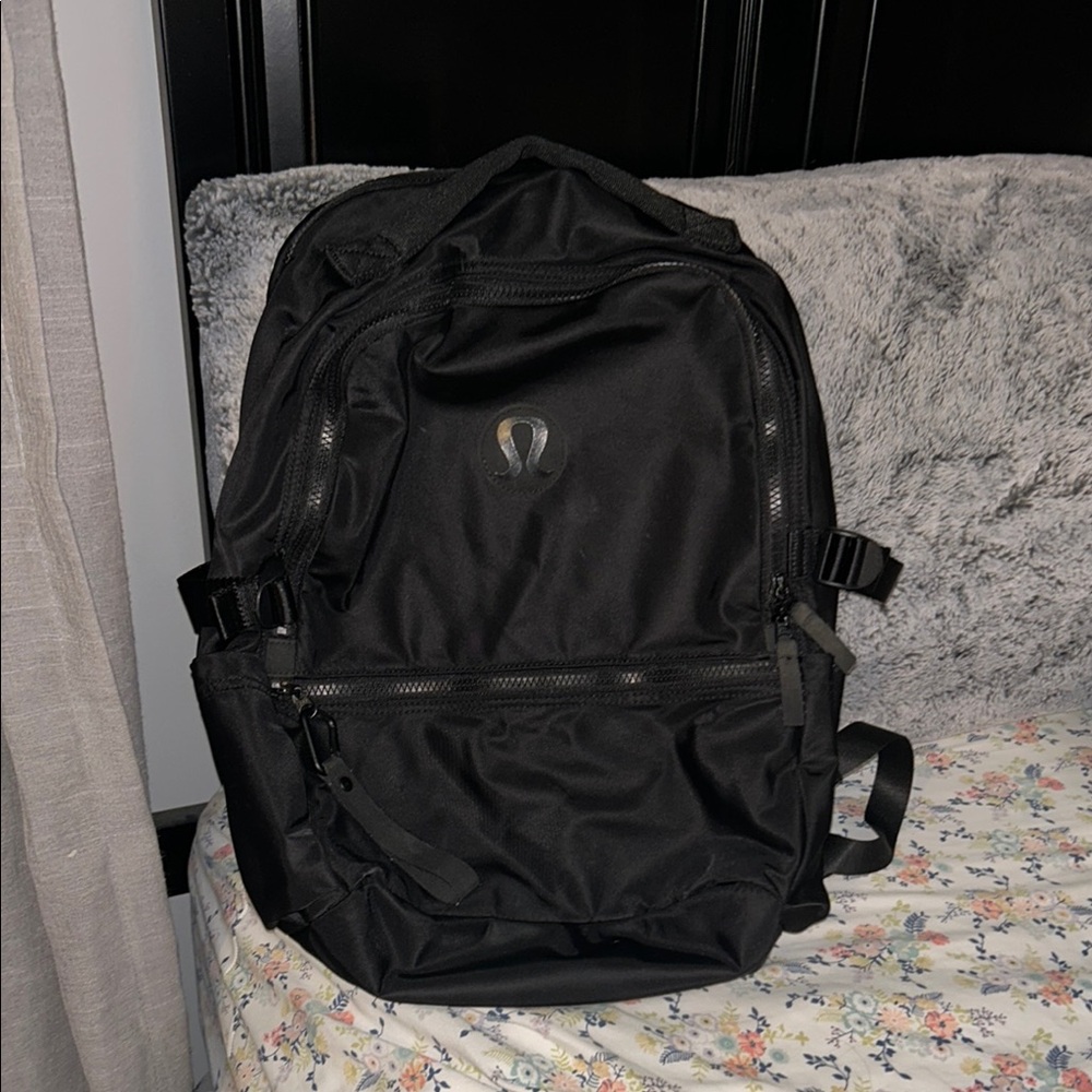lululemon athletica Black Backpack Sleek Durable Design